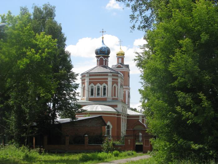 Село михнево. Преображенский храм Михнево.